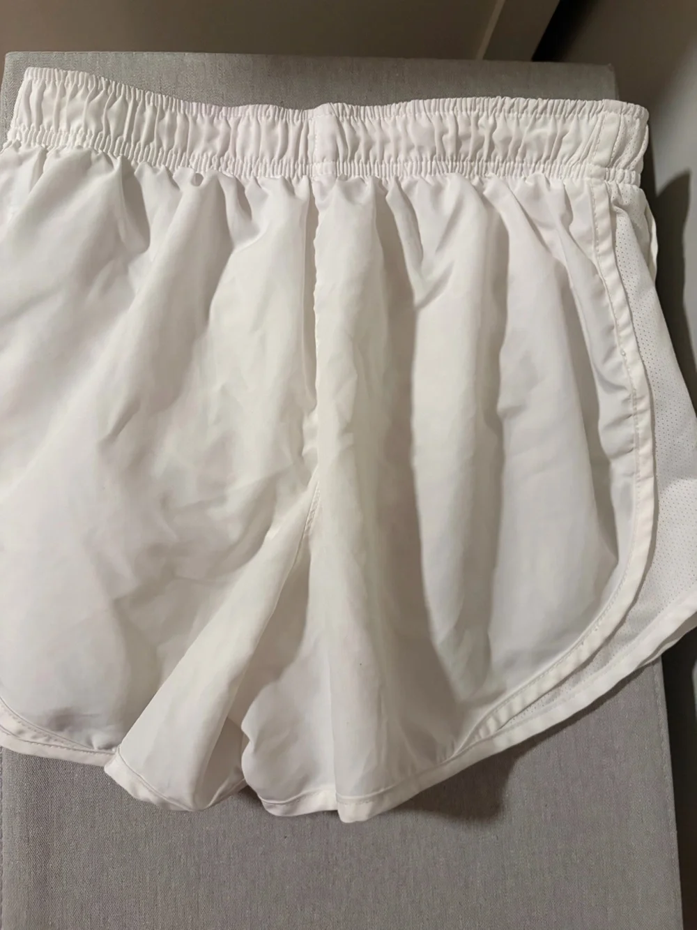 Nike White Women’s Athletic Running Shorts